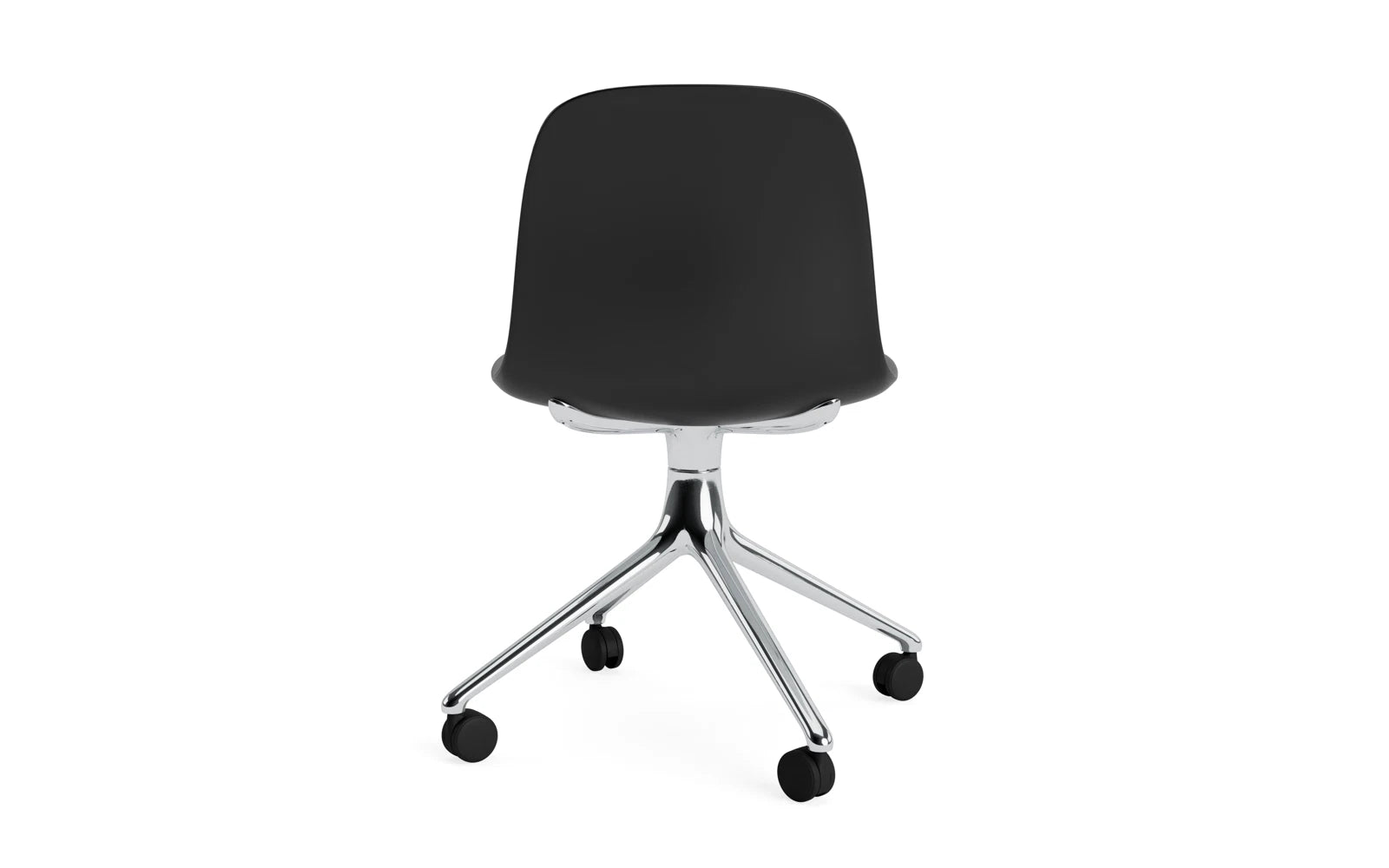 Entdecken Sie den Form Drehstuhl 4W von Normann Copenhagen – ein eleganter, vielseitiger Aluminiumstuhl, der modernes Design und Komfort perfekt kombiniert.