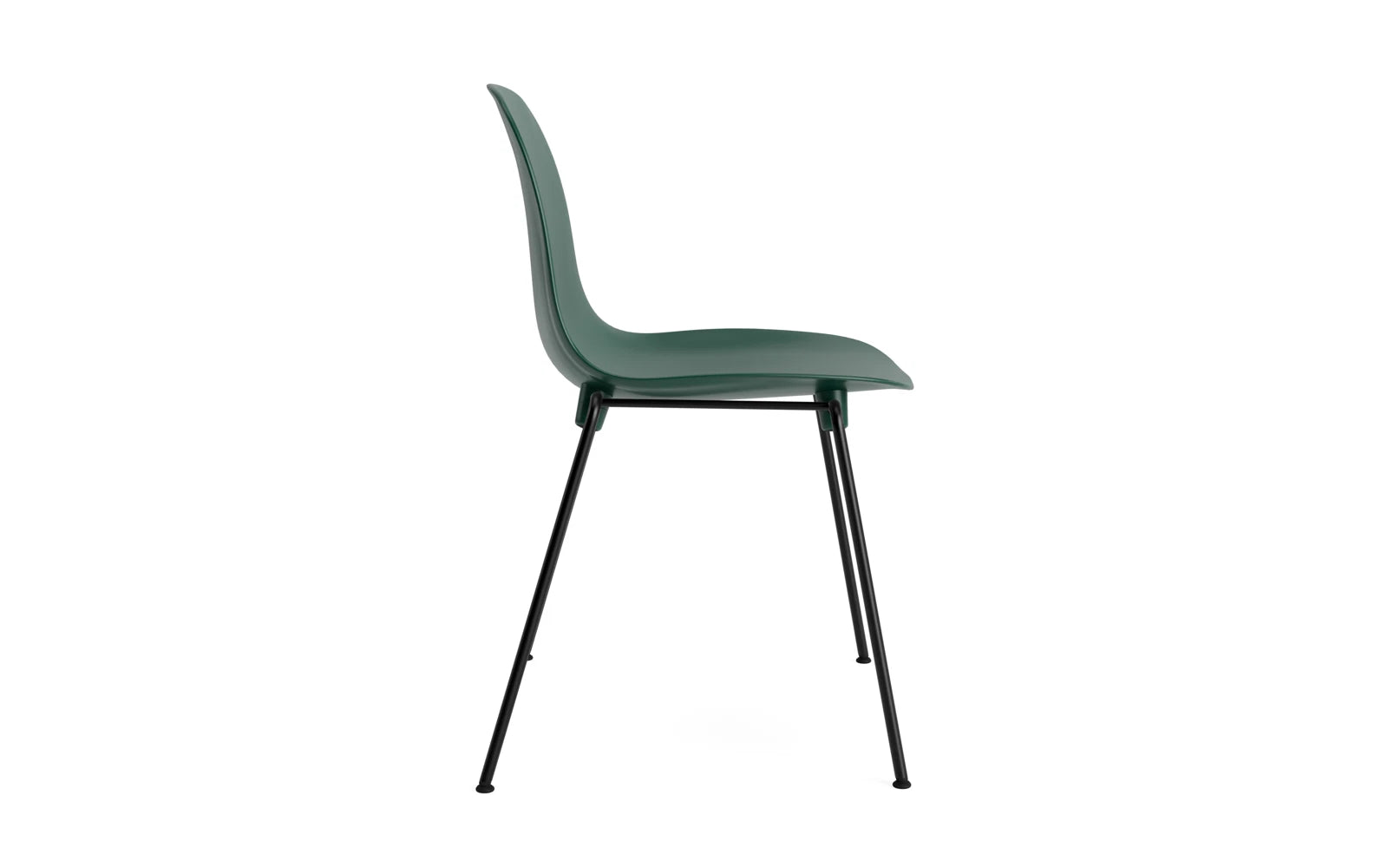 Eleganter Form Stapelstuhl von Normann Copenhagen, der durch sein minimalistisches Design und die praktische Stapelbarkeit überzeugt.