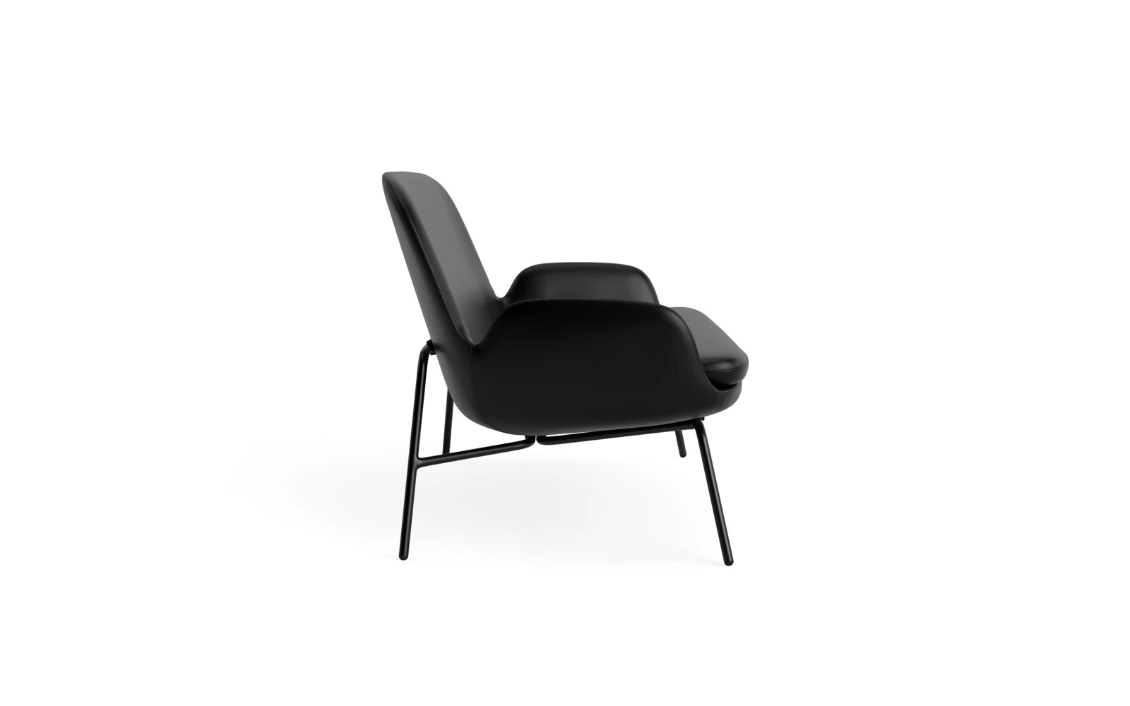 Modernes 2er Sofa Era mit schwarzem Stahlgestell von Normann Copenhagen, perfekt für zeitgemäße Einrichtung und komfortable Entspannung.