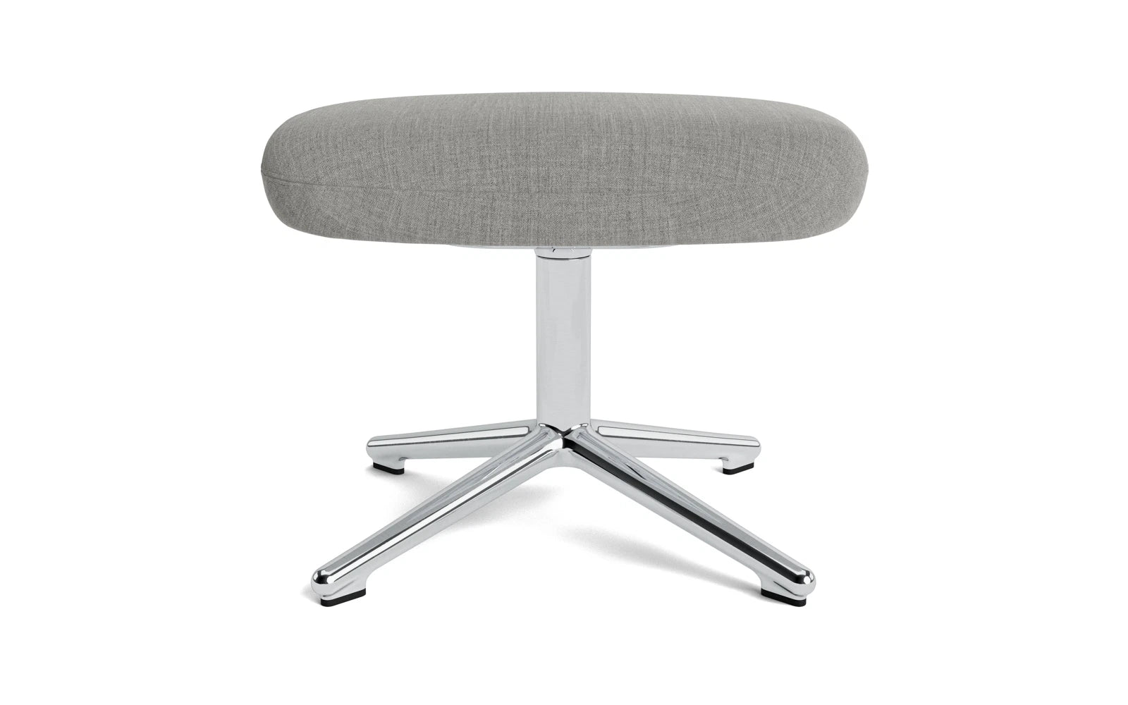 Eleganter Era Fusshocker Swivel Alu Remix von Normann Copenhagen, ideal für stilvolle Entspannung und vielseitige Nutzung im Wohnbereich.