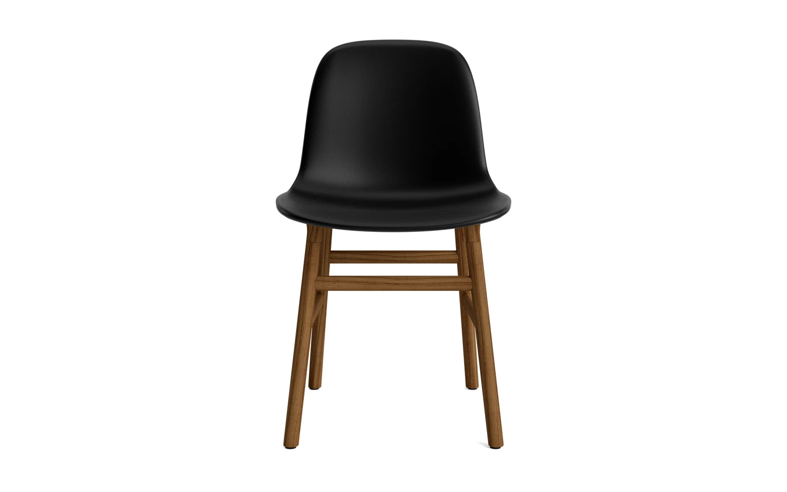 Eleganter gepolsterter Form Stuhl in Walnuss Ultra von Normann Copenhagen – ideal für modernes Wohndesign und Komfort.