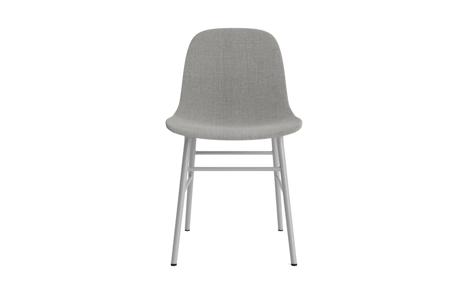 Erleben Sie den Form Stuhl gepolstert Grau Stahl Remix von Normann Copenhagen – ein stilvolles Möbelstück, das modernes Design und höchsten Sitzkomfort vereint.