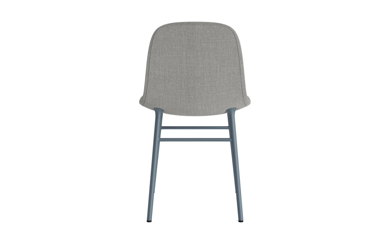 Stylischer gepolsterter Form Stuhl in Blau von Normann Copenhagen, aus robustem Stahl – ideal für zeitgemäße Einrichtungskonzepte.