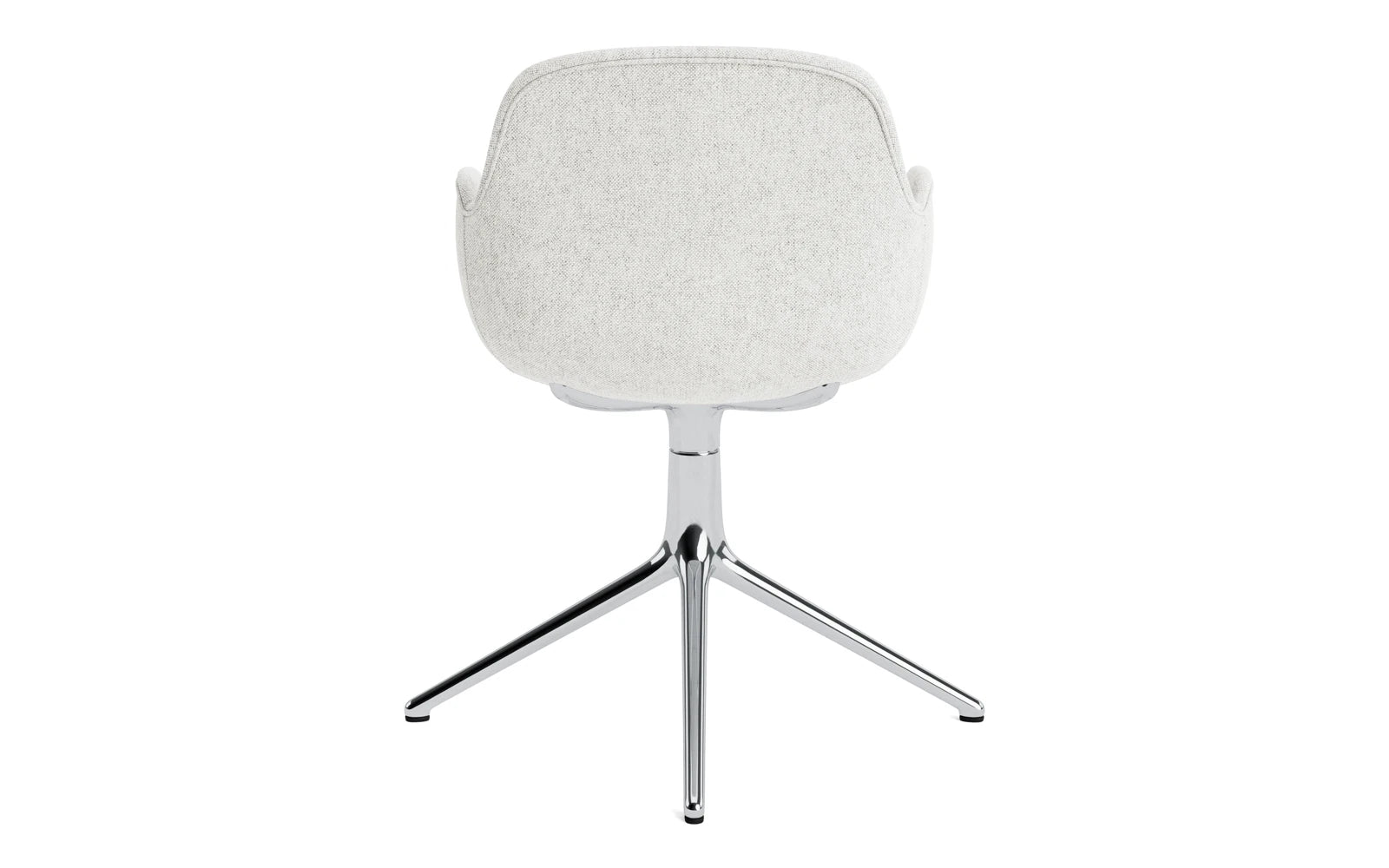 Eleganter Form Drehstuhl 4L von Normann Copenhagen, ausgestattet mit komfortablem Hallingdal-Vollpolster und modernem Aluminiumgestell.