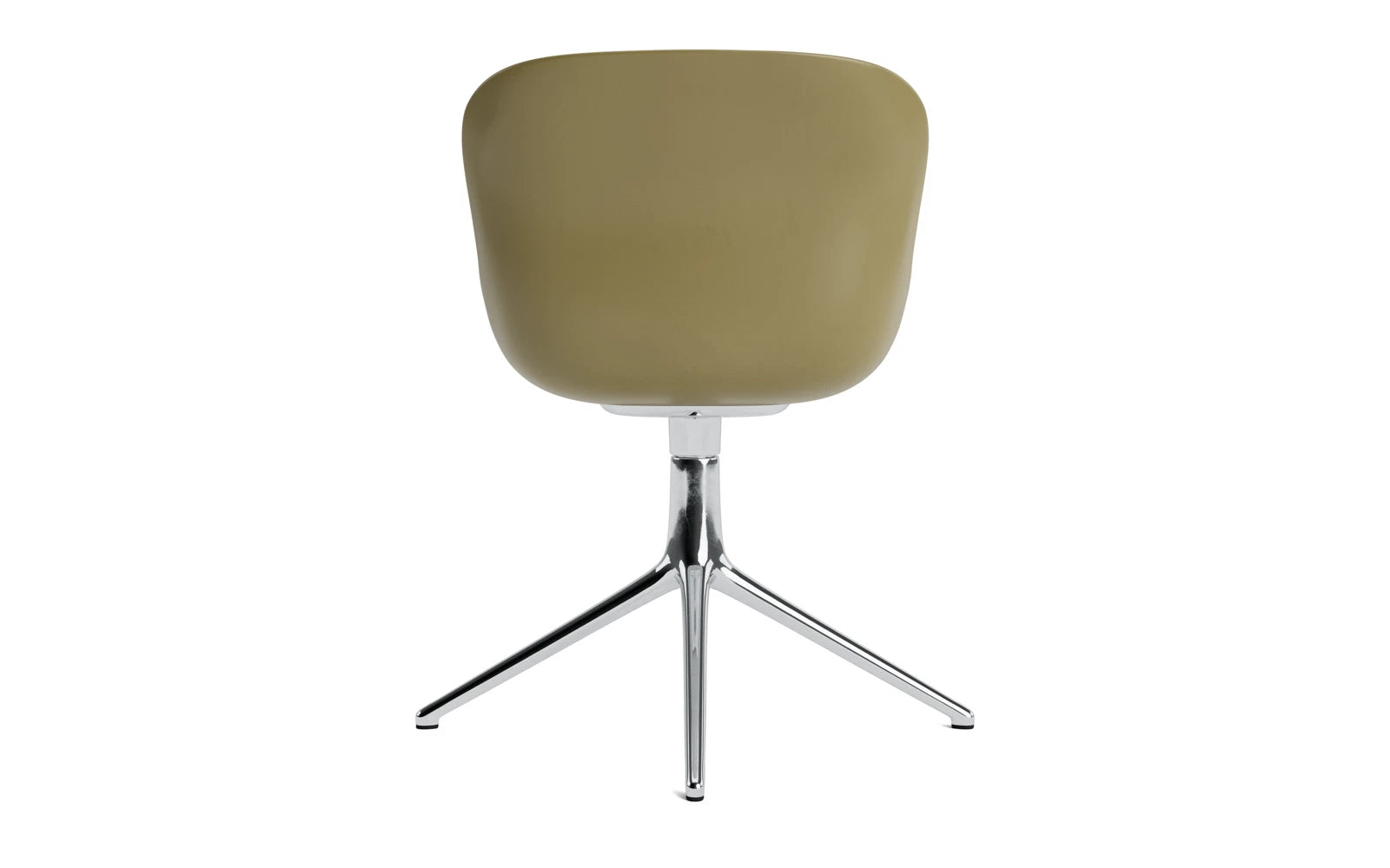 Entdecken Sie den Hyg Drehstuhl in Olive von Normann Copenhagen – ein elegantes Designstück, das Komfort und skandinavische Hygge in Ihr Zuhause bringt.