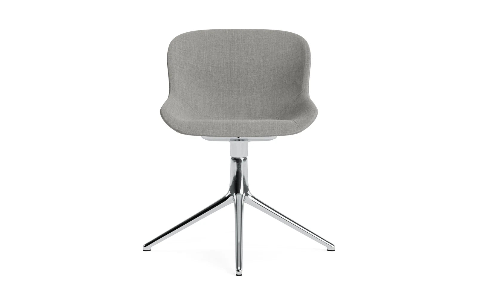 Der Hyg Drehstuhl von Normann Copenhagen besticht durch seine stilvolle Polsterung und den stabilen Aluminiumrahmen – ideal für modernes Wohnen.