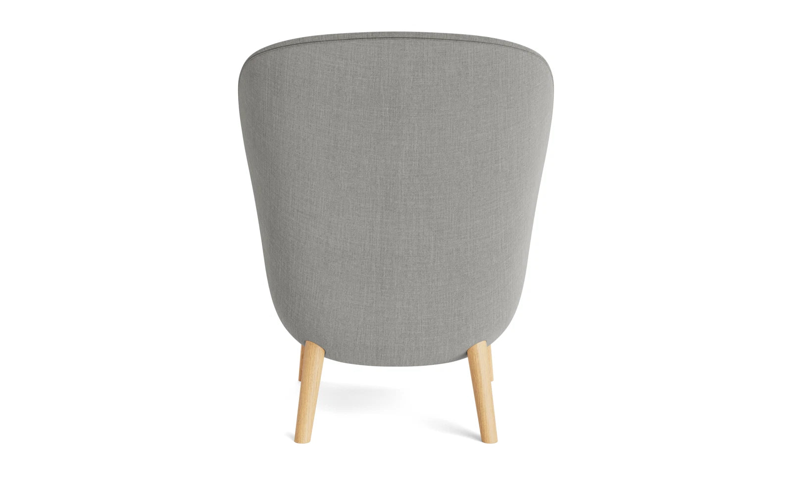Stilvoller Hyg Lounge-Sessel Hoch aus Eiche Remix von Normann Copenhagen, perfekt für gemütliche Leseecken und modernes Interieur.
