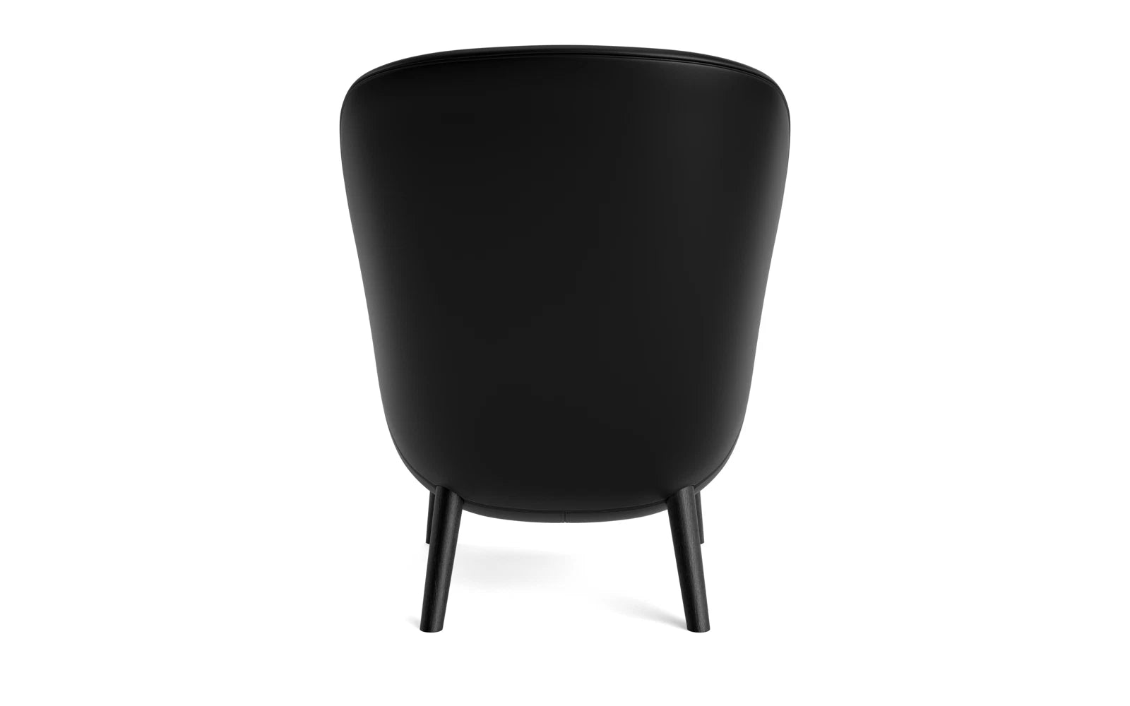 Hyg Lounge-Sessel Hoch in schwarzer Eiche Ultra von Normann Copenhagen – stilvoller Sessel mit modernem Design und hohem Komfort.