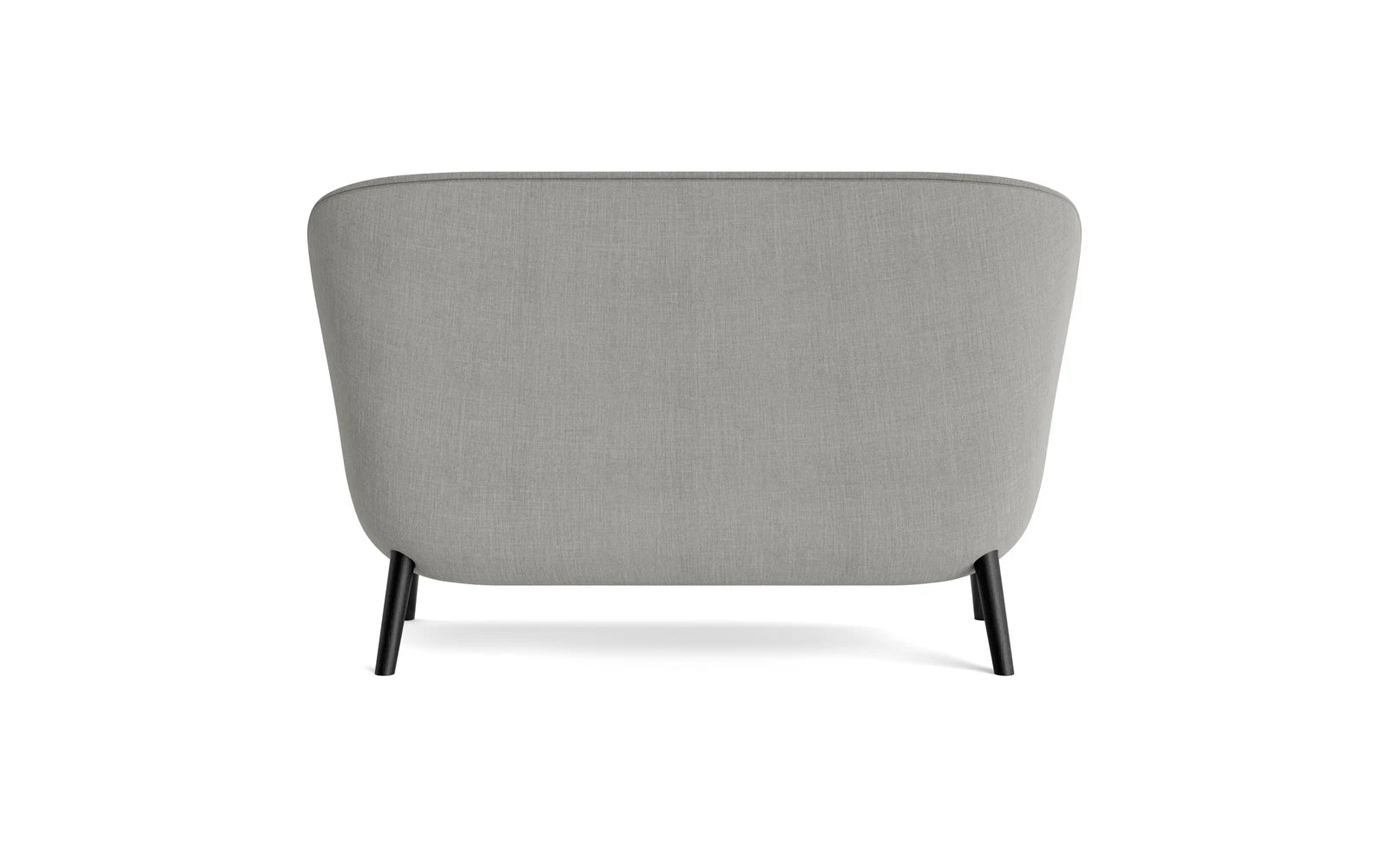 Elegantes 2er Sofa Hyg in schwarzer Eiche von Normann Copenhagen, ideal für stilvolle und gemütliche Wohnräume.