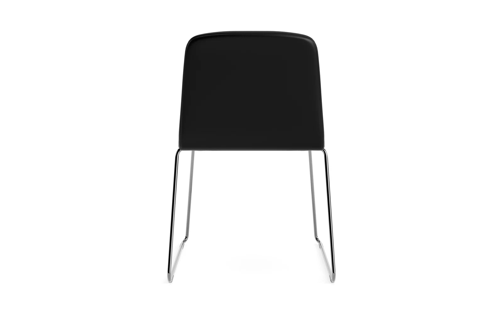 Erleben Sie den Just Stuhl Leder/Chrom von Normann Copenhagen – ein stilvoller, funktionaler Stuhl, der in jedem Raum Akzente setzt.