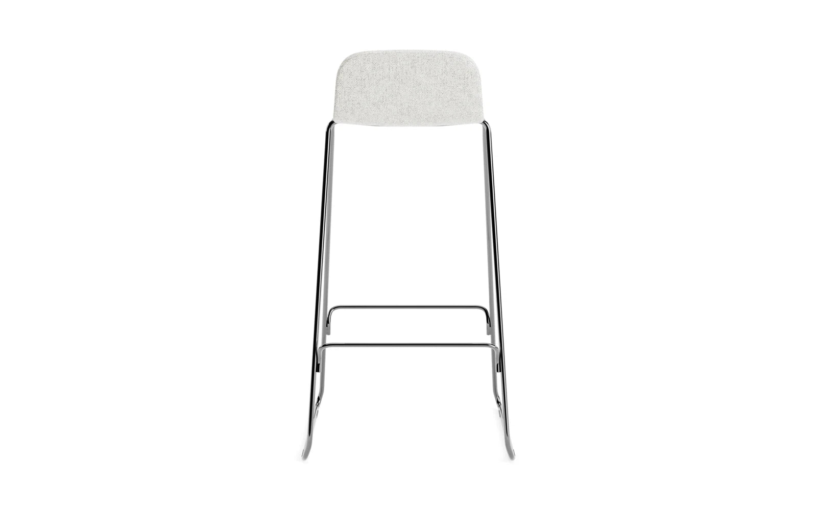 Moderner Barhocker Just mit 75 cm Höhe, gepolstert in edlem Hallingdal-Stoff, verleiht jedem Raum einen stilvollen Akzent.