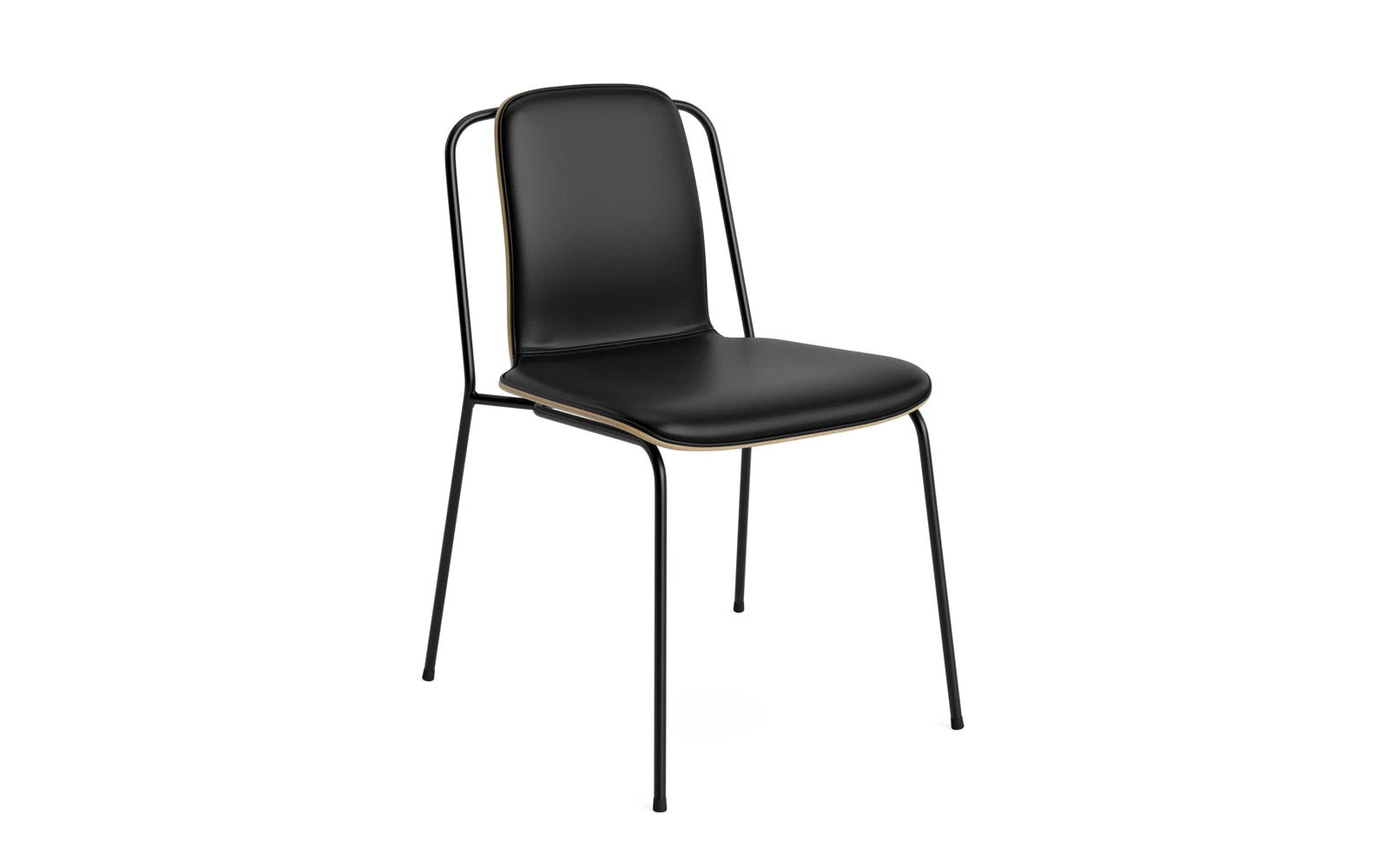 Eleganter Eichenstuhl mit gepolsterter Front von Normann Copenhagen.