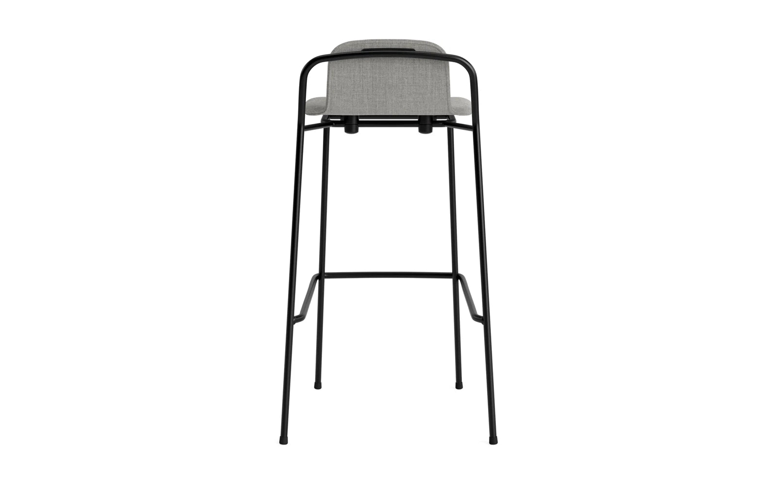 Entdecken Sie den stilvollen Studio Barhocker 75 cm von Normann Copenhagen. Mit seinem eleganten Stahlrahmen und dem bequemen Vollpolster vereint er modernes Design und Funktionalität.