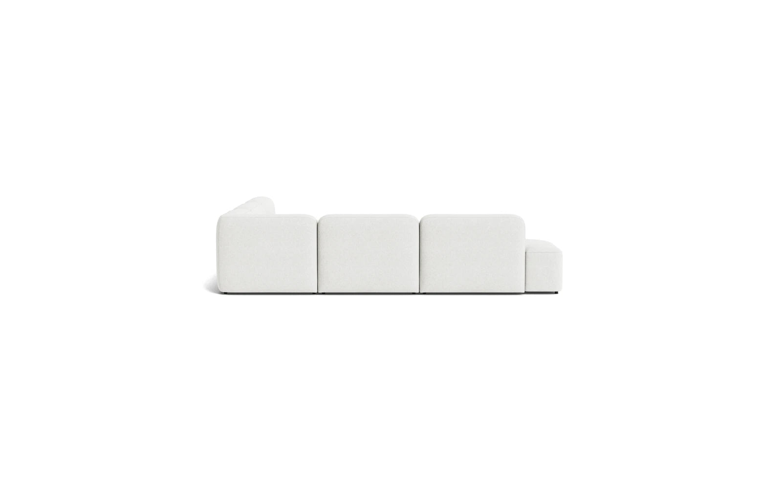 Erleben Sie das Rope Sofa 4-Sitzer Ecke Hallingdal von Normann Copenhagen – stilvolles Design, erstklassige Materialien und anpassbare Module für Ihr perfektes Wohnzimmer.