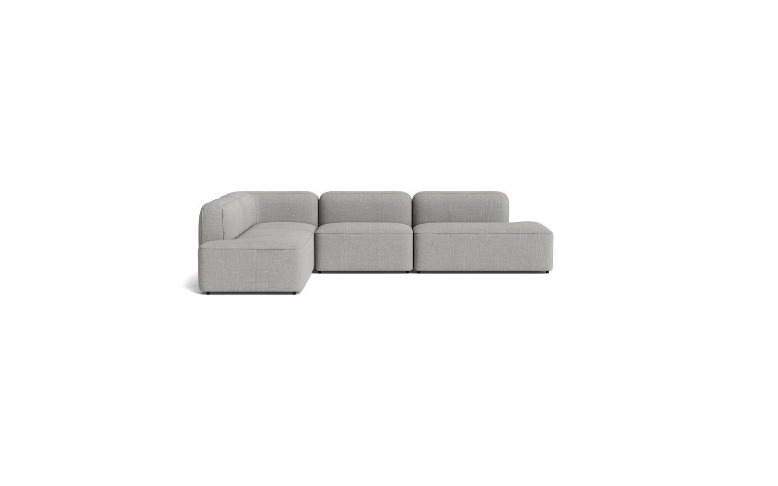 Entdecken Sie das Rope Sofa 3-Sitzer Ecke Remix von Normann Copenhagen – ein stilvolles, modulares Sofa, das Komfort und Eleganz vereint.