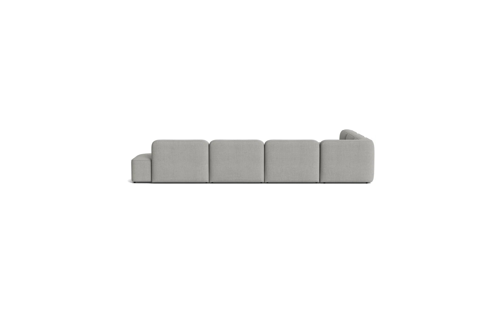 Entdecken Sie das Rope Sofa 5-Sitzer Ecke Remix von Normann Copenhagen – ein elegantes, flexibles Sofa, das Komfort und modernes Design vereint.