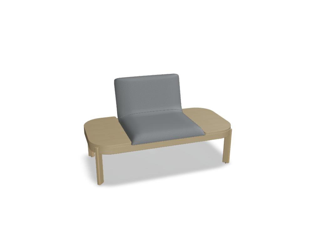 Ramp RMP212 - Bank in Grau präsentiert im Onlineshop von KAQTU Design AG. Sitzbank ist von Mdd