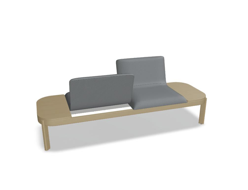 Ramp RMP321 - Bank in Grau präsentiert im Onlineshop von KAQTU Design AG. Sitzbank ist von Mdd