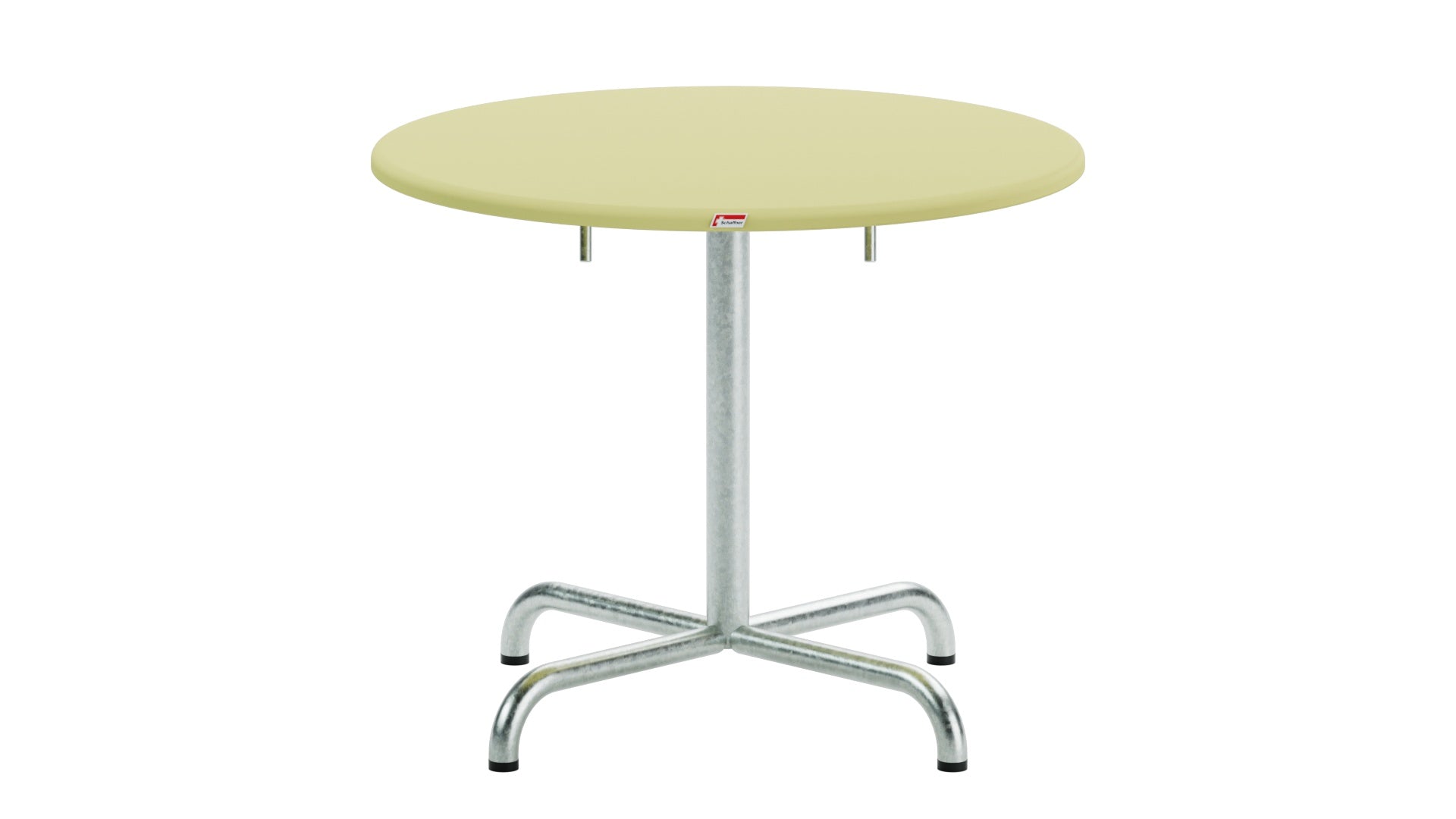 Davos Glasfaser-Salontisch ø75/62, klappbar, wetterfest, hitzebeständig, langlebig, elegantes Design, perfekt für Terrasse, Garten & Gastronomie.