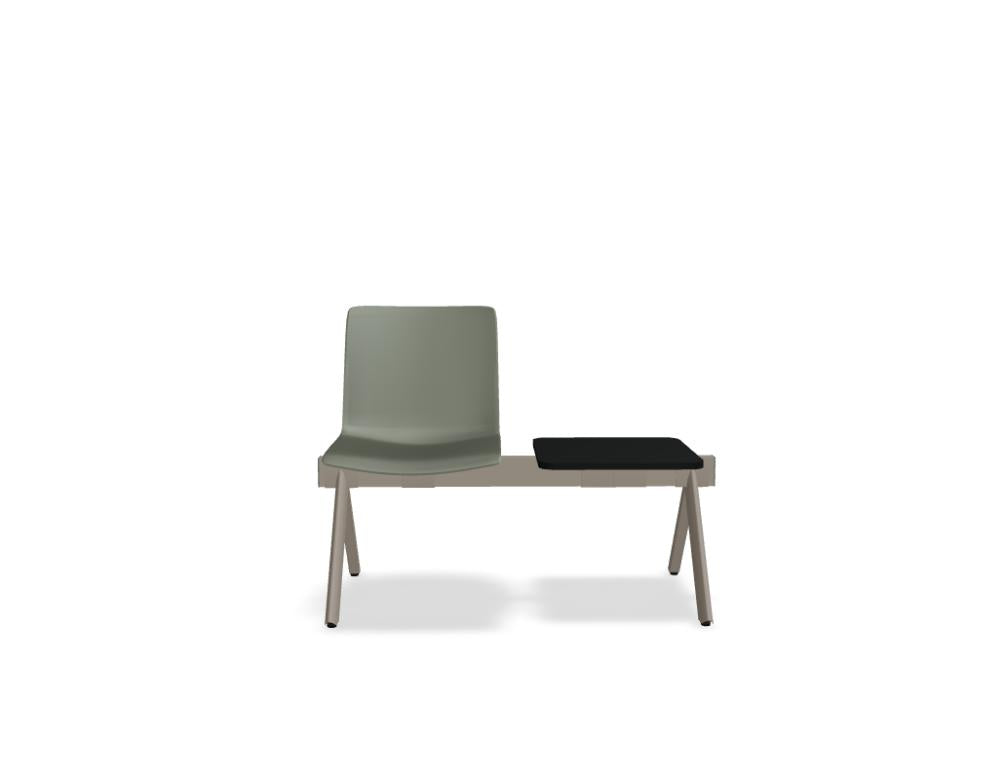 Shila SH1S1B - Bank in Grün präsentiert im Onlineshop von KAQTU Design AG. Sitzbank ist von Mdd