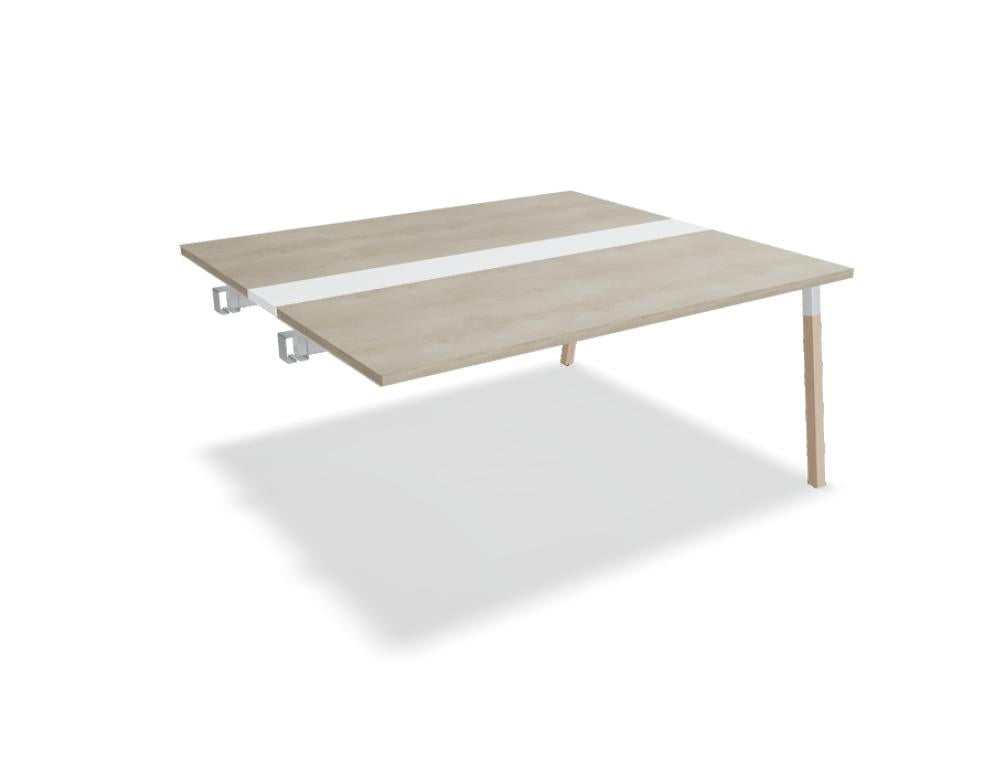 Ogi W SW46L - Konferenztisch mit Holzbeinen in Honigeiche präsentiert im Onlineshop von KAQTU Design AG. Konferenztisch ist von Mdd