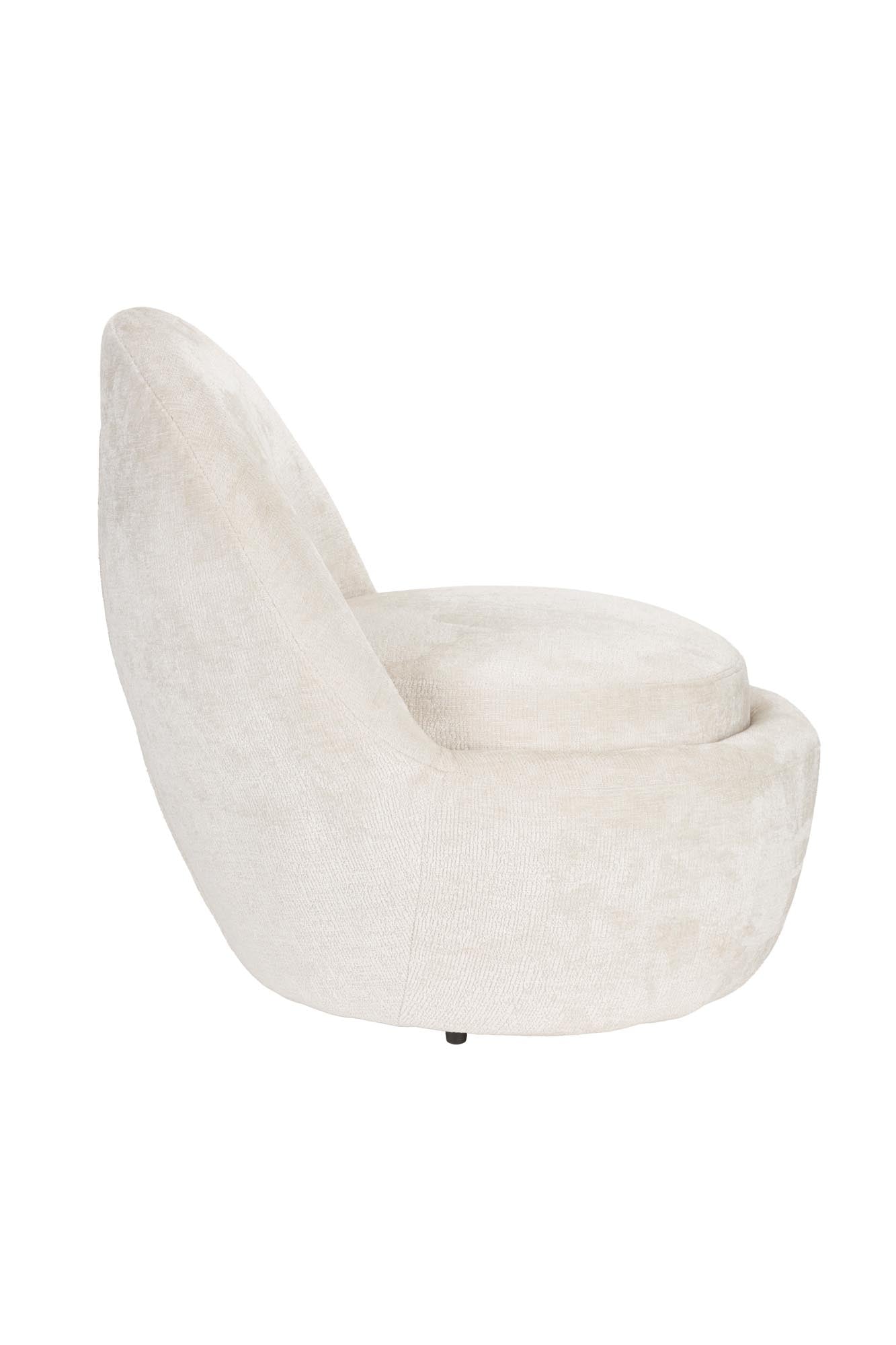 Eleganter Nash Sessel von White Label Living, modern und komfortabel, perfekt für stilvolle und gemütliche Wohnräume.