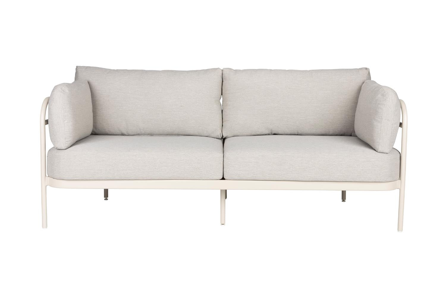Stylisches Loungeset Vista von Zuiver, perfekt für den Garten oder die Terrasse, bietet Komfort und zeitgemäßes Design für gesellige Abende.