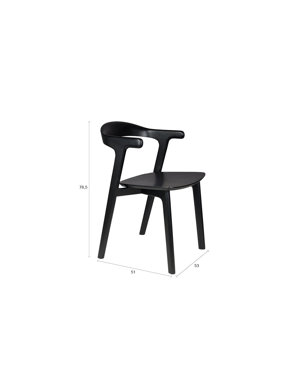 Moderner Northwood Stuhl von Zuiver, der durch sein stilvolles Design und die hochwertige Verarbeitung besticht und ideal für jedes Zuhause ist.