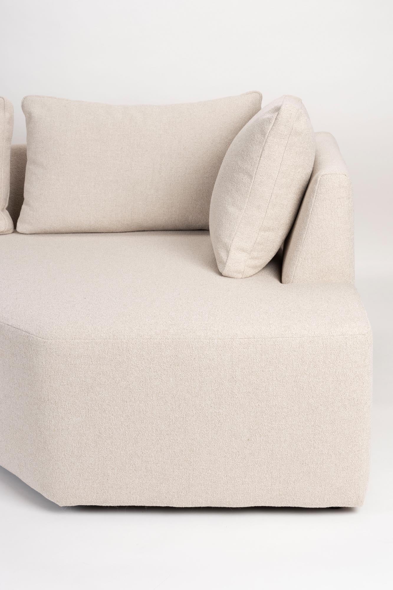 Elegantes modulares Sofa-Element Prosper Seat Right von Zuiver, ideal für stilvolle Wohnräume und gemütliche Entspannung.