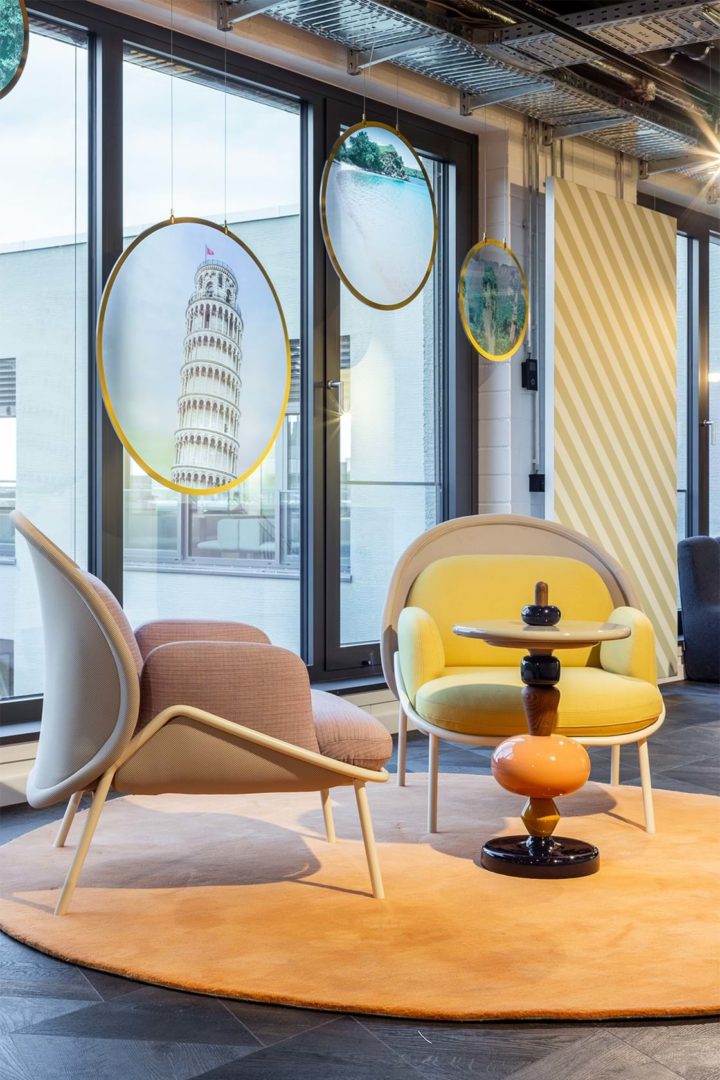 Mesh MF1M - Sessel in Ziegelrot präsentiert im Onlineshop von KAQTU Design AG. Sessel ist von Mdd