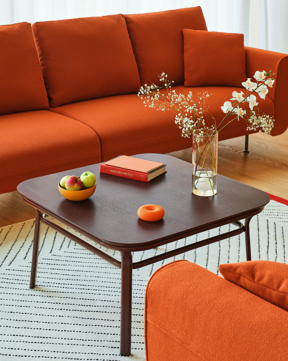 Grace GR01S - Kaffeetisch in Furnier Esche hell präsentiert im Onlineshop von KAQTU Design AG. Couchtisch ist von Mdd
