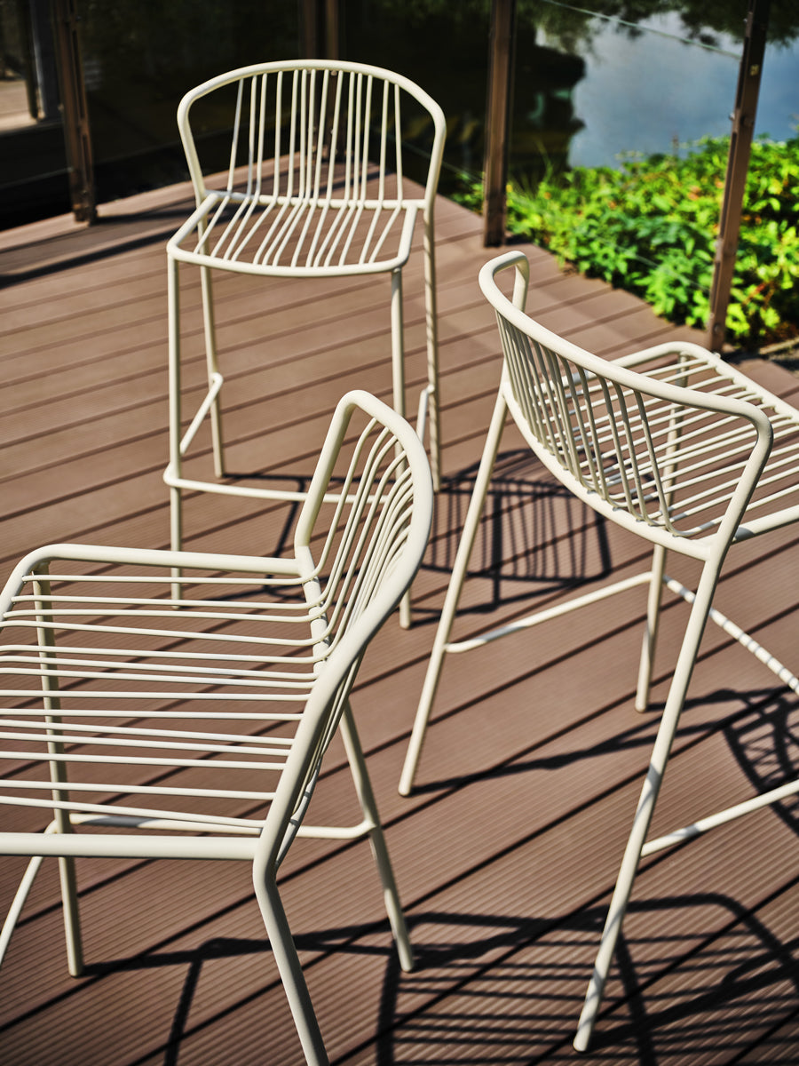Bris BRS04 - Barhocker, Set von 2 Stück in Grün präsentiert im Onlineshop von KAQTU Design AG. Outdoor-Barstuhl ist von Mdd