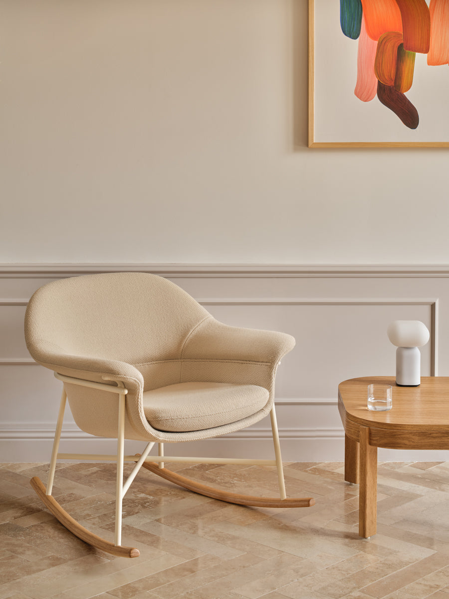 Ismo IS04 - Sessel Schaukelgestell in Vanille präsentiert im Onlineshop von KAQTU Design AG. Sessel ist von Mdd