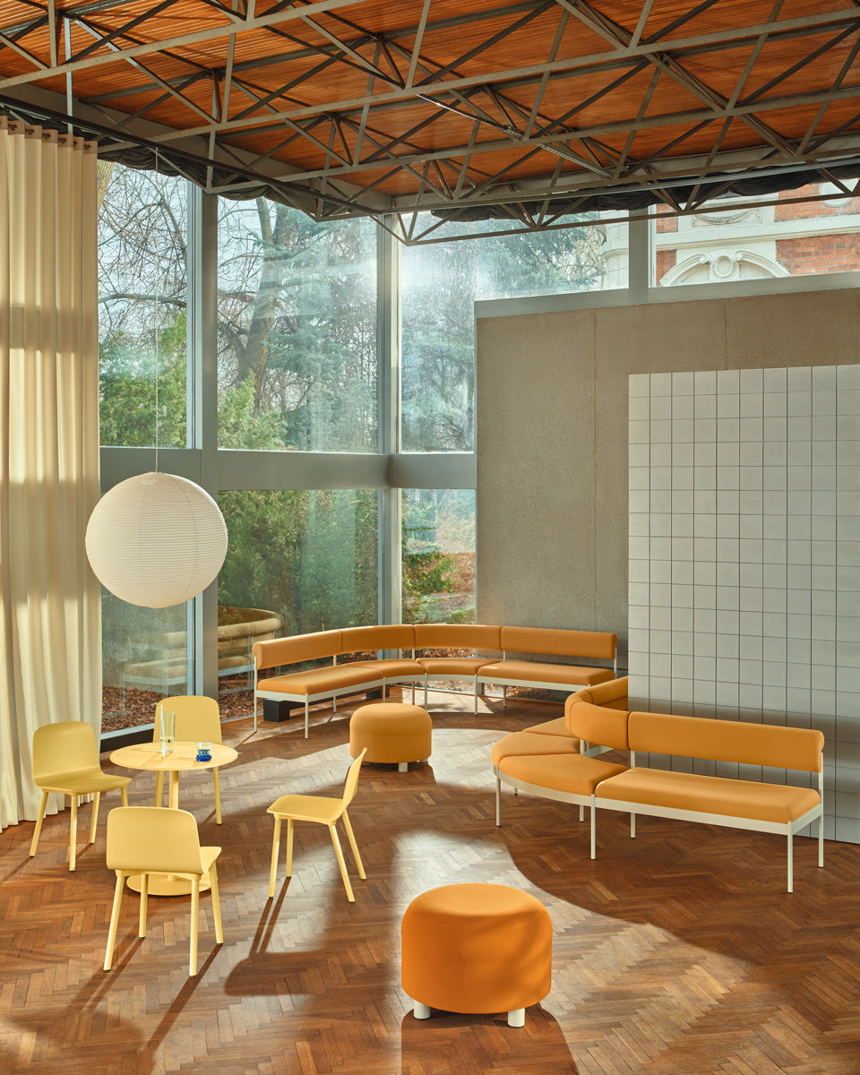 Nora NOR506 - Modulares Sitzsystem in Ziegelrot präsentiert im Onlineshop von KAQTU Design AG. Sofa ist von Mdd