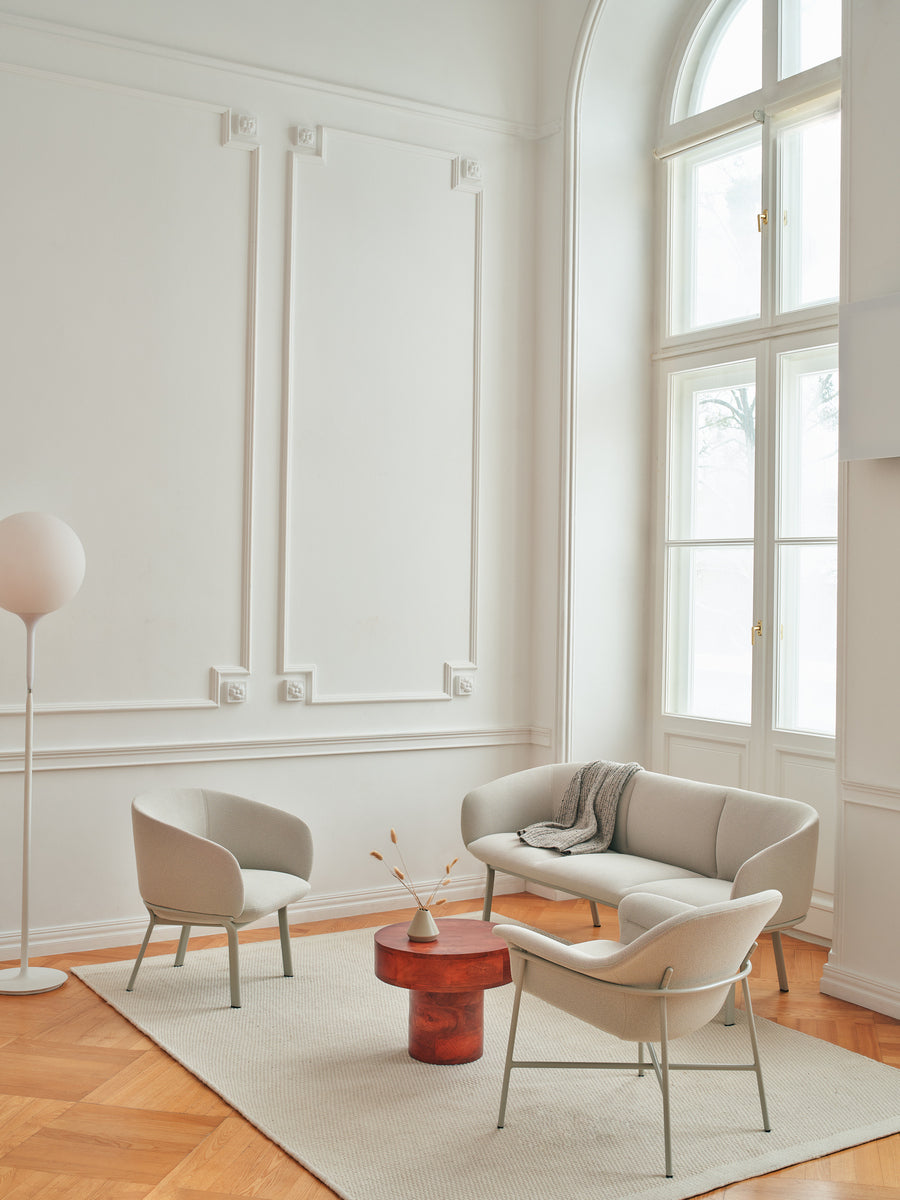 Grace GR03 - Sofa in Grau präsentiert im Onlineshop von KAQTU Design AG. 3er Sofa ist von Mdd