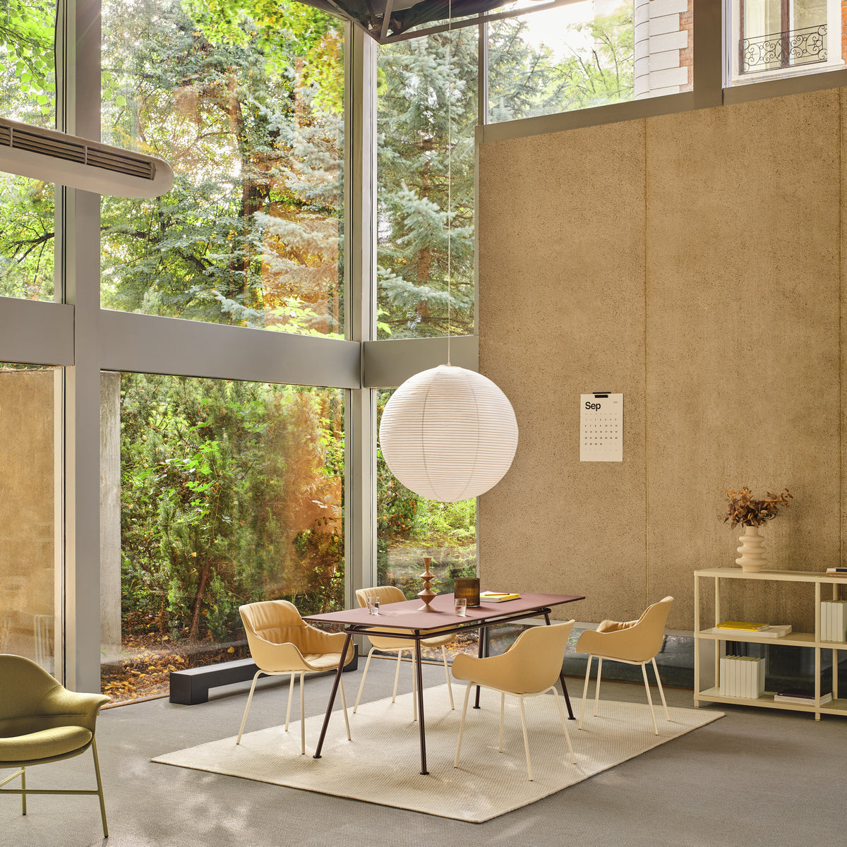 New School NS818 - Tisch in Grün präsentiert im Onlineshop von KAQTU Design AG. Esstisch ist von Mdd