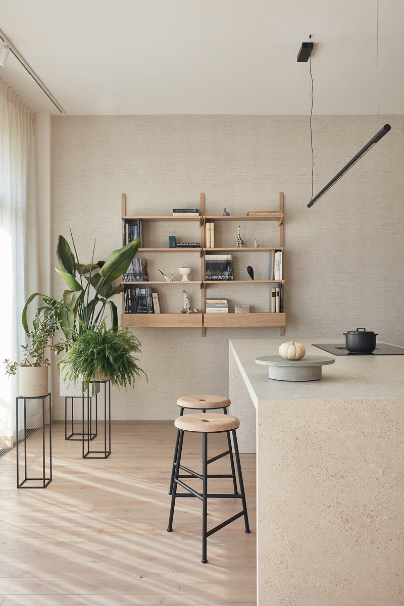 Noki NKI166T - Holzfachboden in Eiche Natur präsentiert im Onlineshop von KAQTU Design AG. Wandregal ist von Tamo