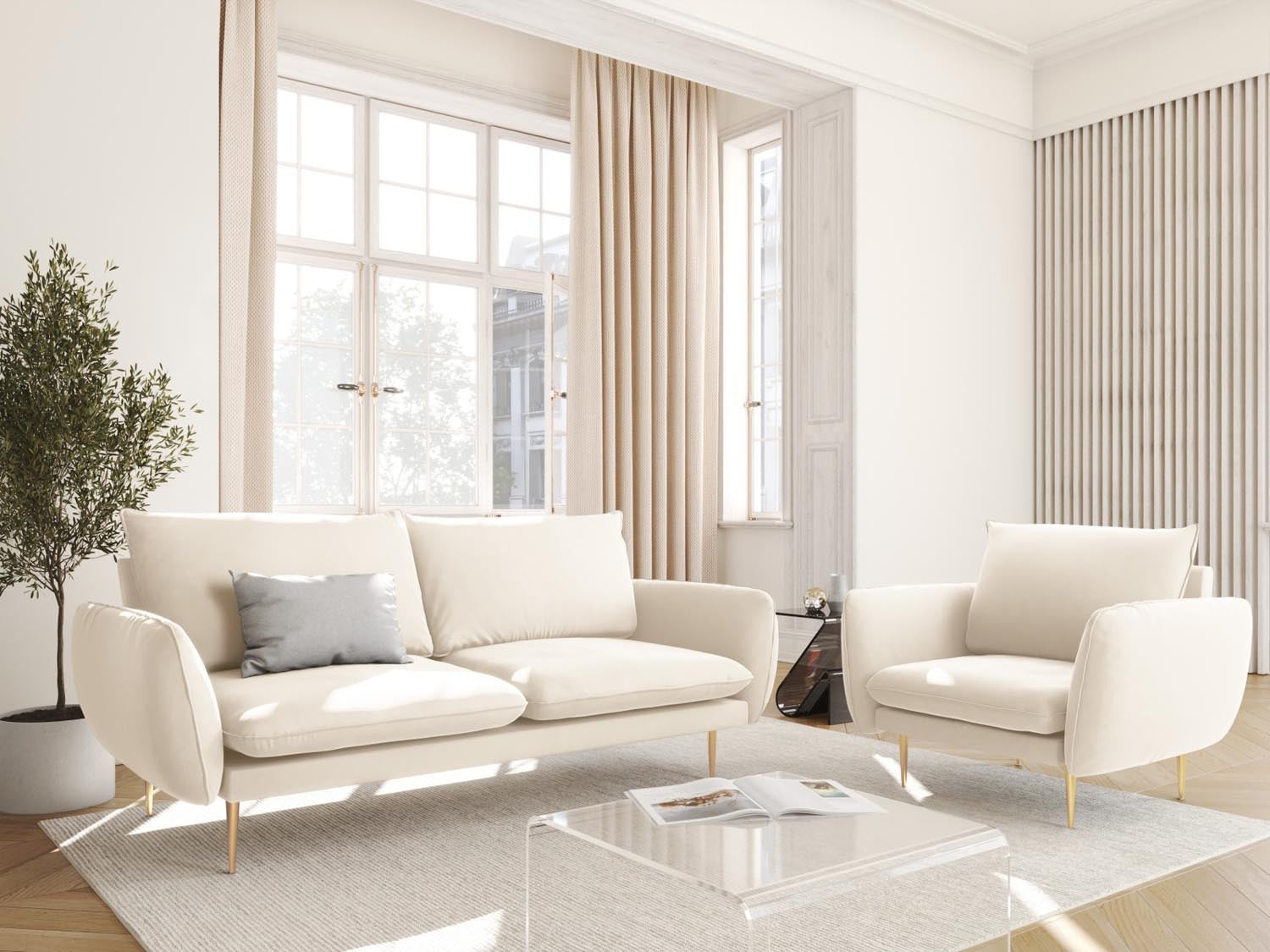 Elegante Möbel der Vienna Kollektion von Cosmopolitan Design, stilvoll und modern für jedes Zuhause.