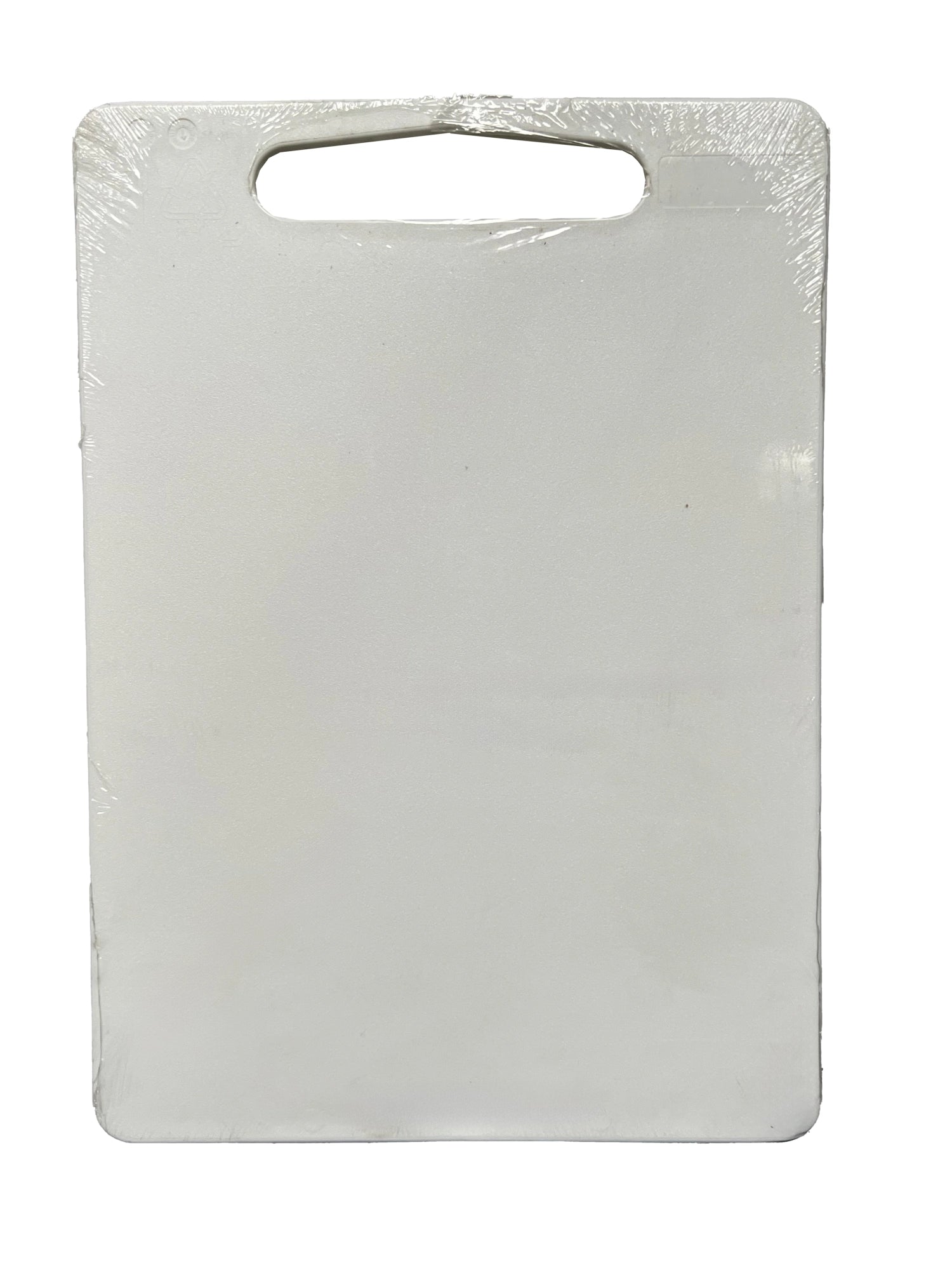 Schneidebrett Anita in hellweiß, 35x25x0.7cm mit praktischem Griffloch, ideal für die Küche, vielseitig einsetzbar und pflegeleicht.