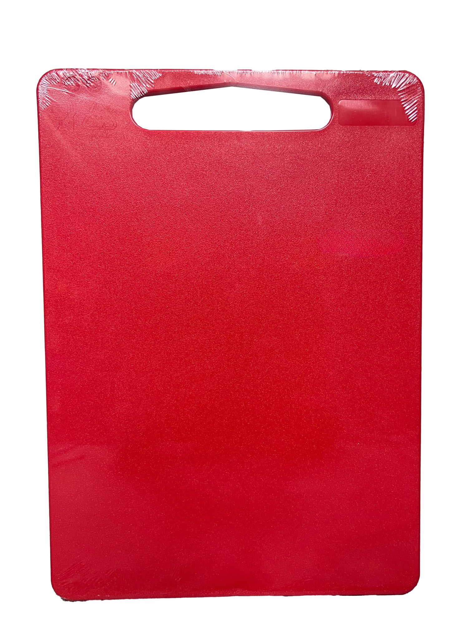 Schneidebrett Anita in Rot, 35x25x0.7cm mit praktischem Griffloch, ideal für die Küche, robust und stilvoll für alle Schneidarbeiten.