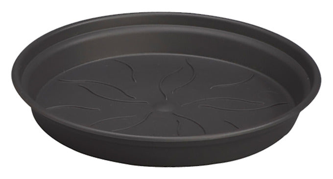 Stylischer ELHO Untersetzer in Schwarz, Ø 45 cm, perfekt für große Pflanzengefäße, schützt Böden und verleiht jedem Raum einen modernen Akzent.