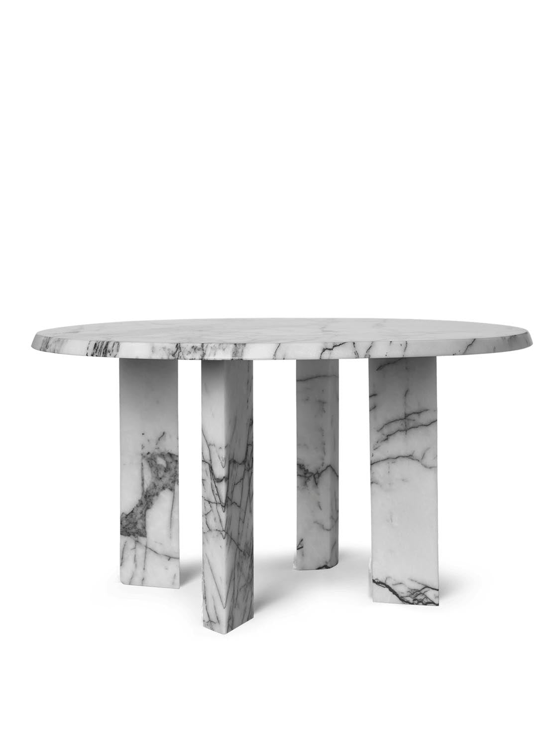 Eleganter Taula Marmor-Couchtisch von Ferm Living für Ihr Wohnzimmer.