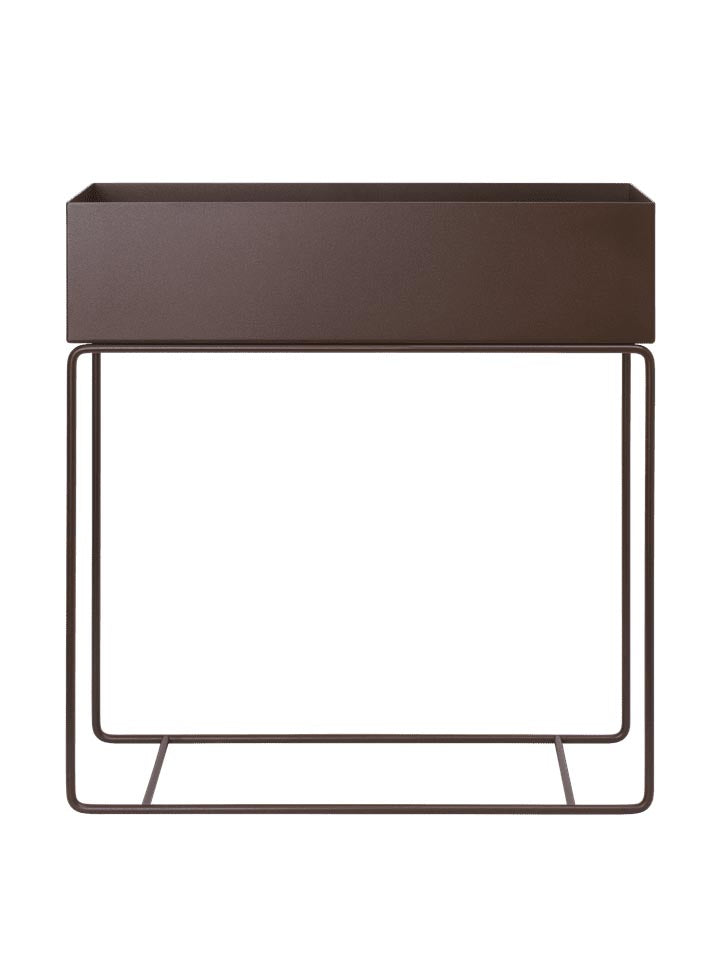 Plant Box in Dunkle Schokolade präsentiert im Onlineshop von KAQTU Design AG. Pflanzentopf Outdoor ist von Ferm Living