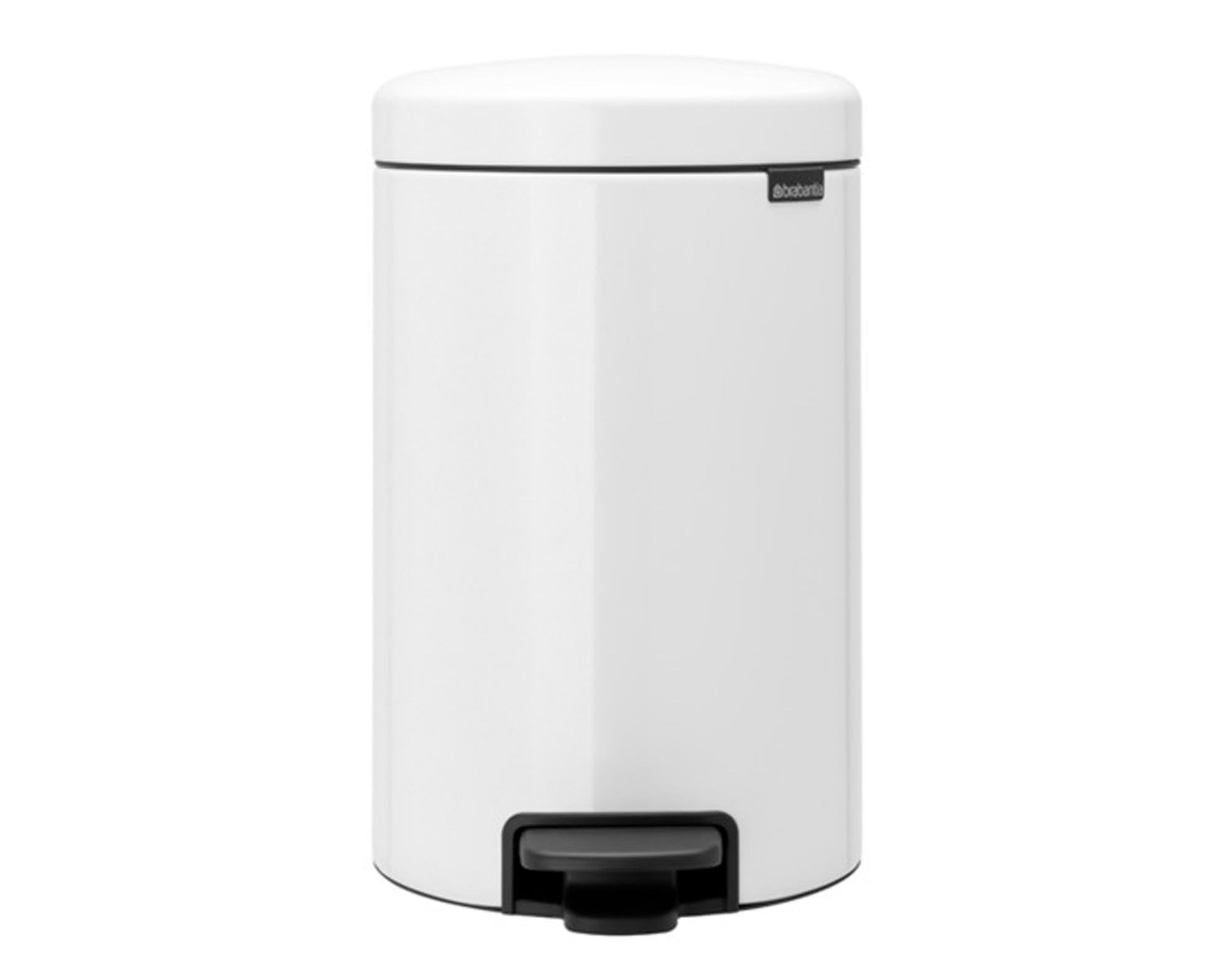 BRABANTIA Treteimer NewIcon white 12 l in White präsentiert im Onlineshop von KAQTU Design AG. Mülleimer ist von BRABANTIA