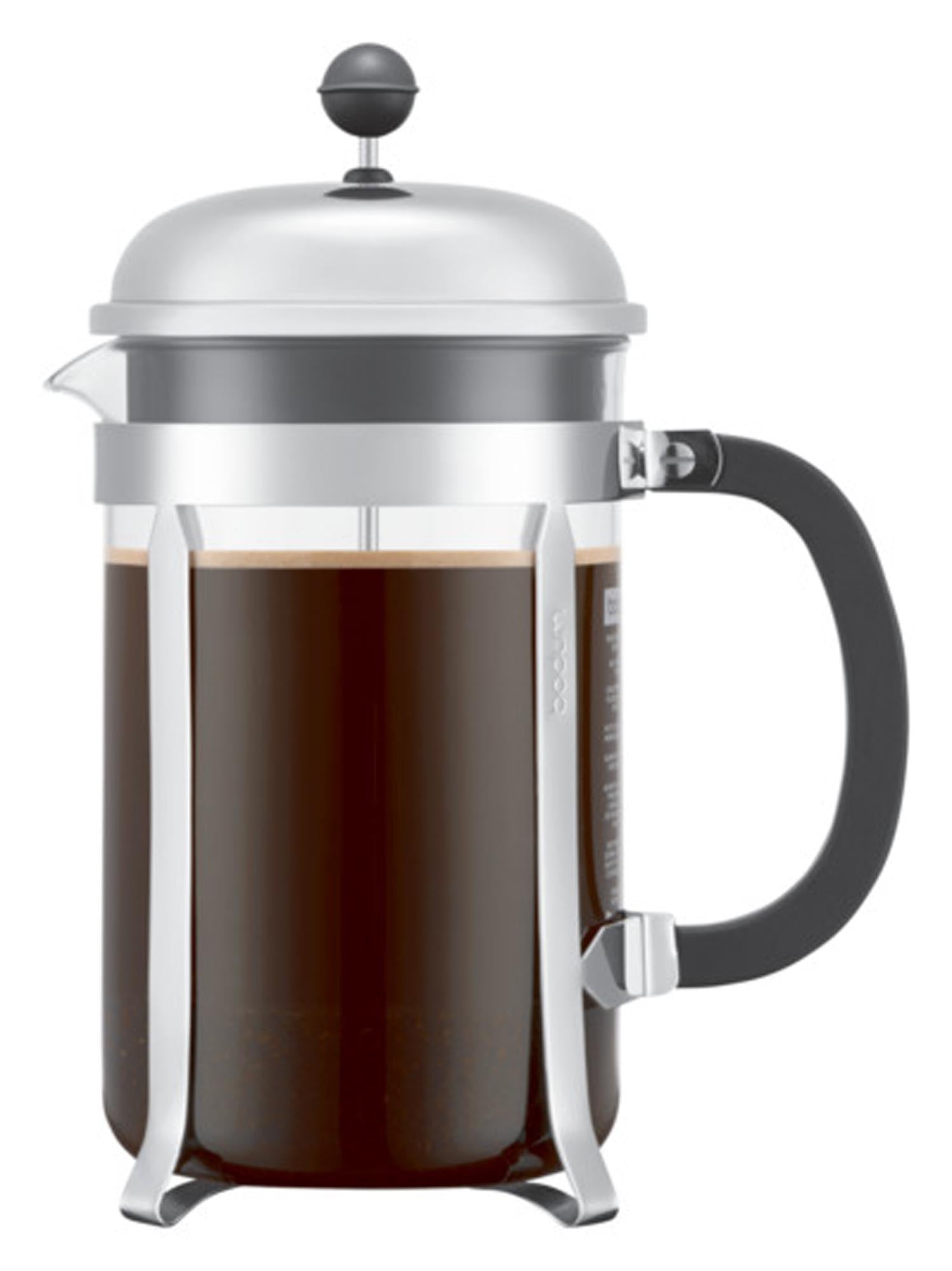 Entdecken Sie den BODUM Chambord Kaffeezubereiter für 12 Tassen. Stilvolles Design aus hochwertigem Glas für vollmundigen Kaffeegenuss.