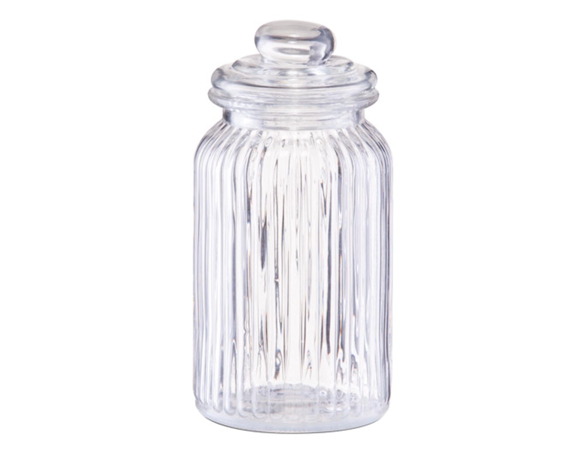 Elegantes ZELLER Vorratsglas mit nostalgischem Deckel, 1200 ml, perfekt für die Aufbewahrung von Lebensmitteln und stilvolle Dekoration.