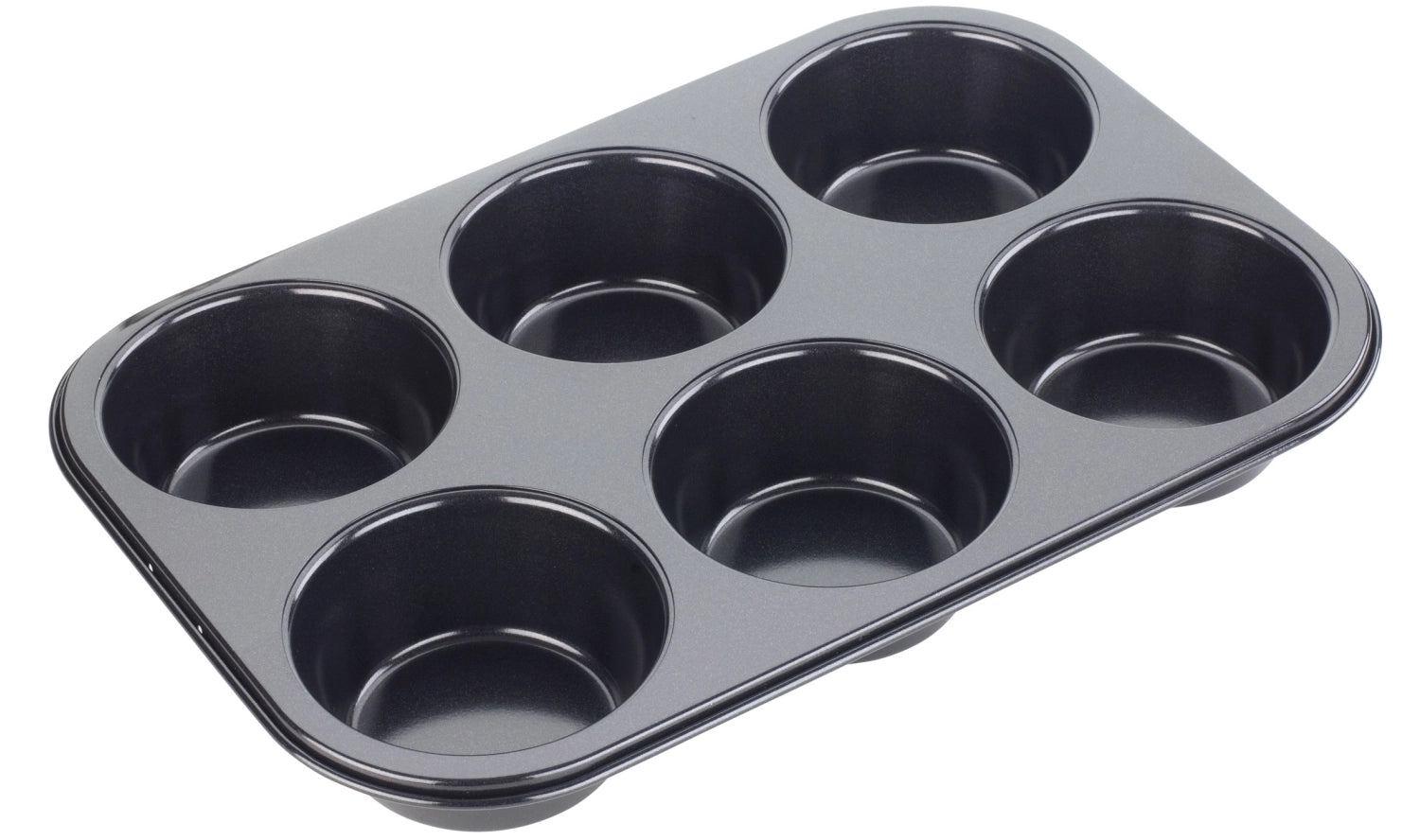 Jumbo Muffin Backform von Tala, 6er Set, 32x22x4cm, antihaftbeschichtet für perfekte Muffins, ideal für große Backprojekte.