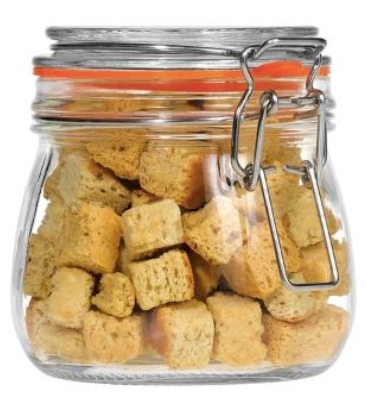 Praktisches 500 ml Aufbewahrungsglas mit Bügelverschluss von Tala, perfekt für die Aufbewahrung von Lebensmitteln und kleinen Gegenständen.