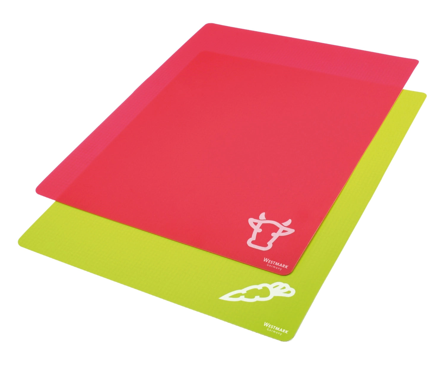 Flexibles 2-tlg. Set Schneidmatten von Westmark, 31x38x1cm, ideal zum Schneiden und Zubereiten in der Küche, rutschfest und leicht zu reinigen.
