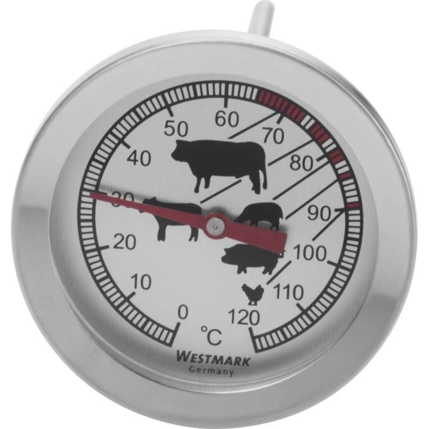 Präzises Bratenthermometer von Westmark, 14.5x5.5x5.5cm, ideal für perfekte Garstufen beim Grillen und Braten, robust und benutzerfreundlich.